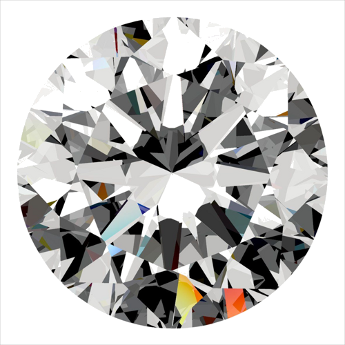 0.3 carat E-VVS1 Excellent cut Natūralus Round Deimantas (1)