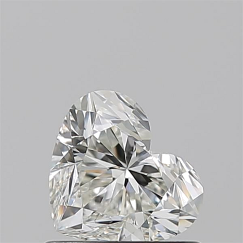 0.76 carat I-VVS2 Natūralus Heart Deimantas (1)