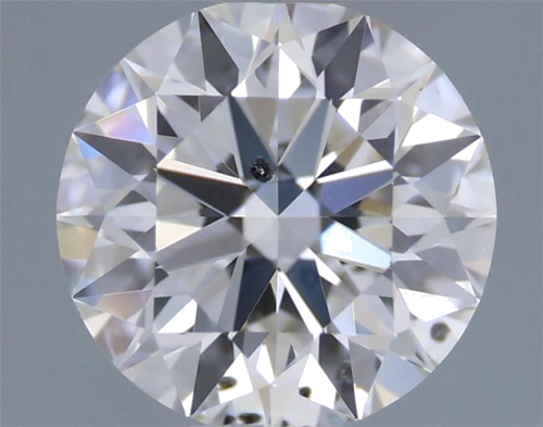 0.56 carat G-SI1 Excellent cut Natūralus Round Deimantas (1)