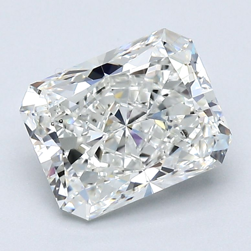 2.03 carat H-SI1 Natūralus Radiant Deimantas (1)