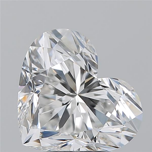 3.02 carat E-SI1 Natūralus Heart Deimantas (1)