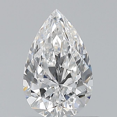 0.6 carat E-VS2 Natūralus Pear Deimantas (1)