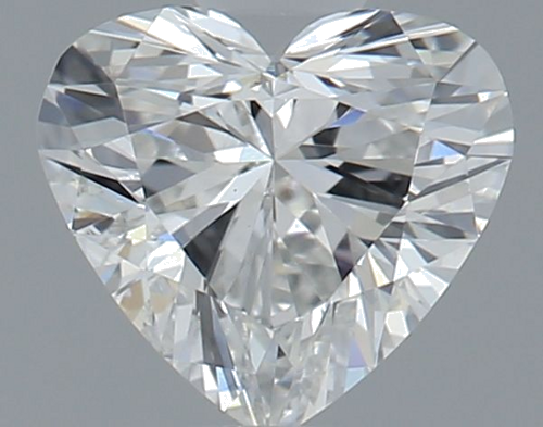 0.5 carat F-VS2 Natūralus Heart Deimantas (1)