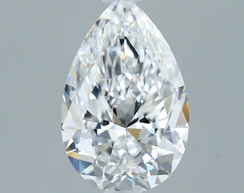 0.7 carat D-VS2 Natūralus Pear Deimantas (1)