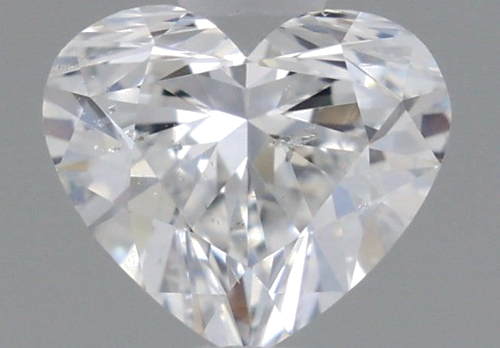 0.5 carat E-SI2 Natūralus Heart Deimantas (1)