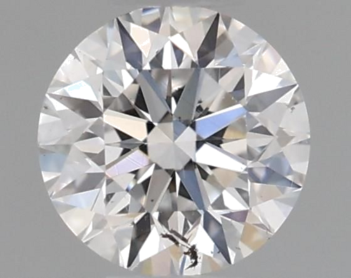 0.37 carat E-SI1 Excellent cut Natūralus Round Deimantas (1)
