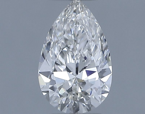 0.53 carat G-VVS2 Natūralus Pear Deimantas (1)