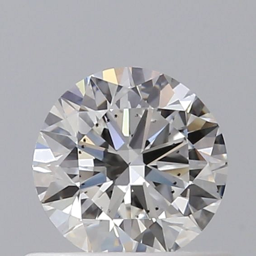 0.5 carat F-SI1 Very Good cut Natūralus Round Deimantas (1)