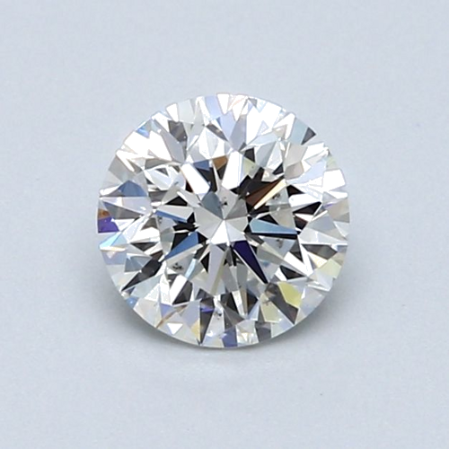 0.84 carat F-SI1 Very Good cut Natūralus Round Deimantas (1)