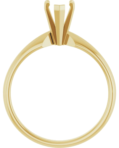 Sužadėtuvių Žiedas „Solitaire“ 14k yellow gold Heart 5mm (2)