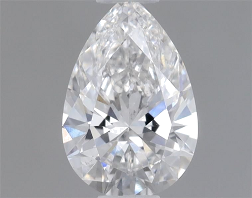 0.37 carat E-VS2 Natūralus Pear Deimantas (1)