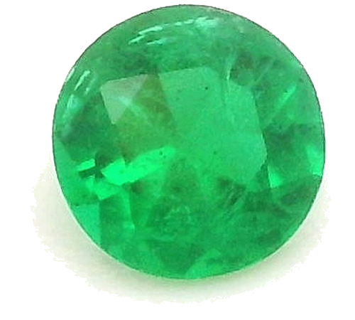 0.15 carat GREEN Round Smaragdas (1)