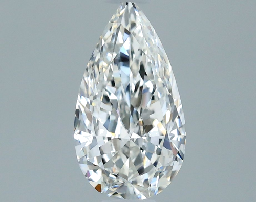 0.5 carat G-VVS2 Natūralus Pear Deimantas (1)