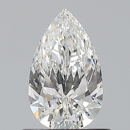 0.7 carat G-VVS1 Natūralus Pear Deimantas (1)