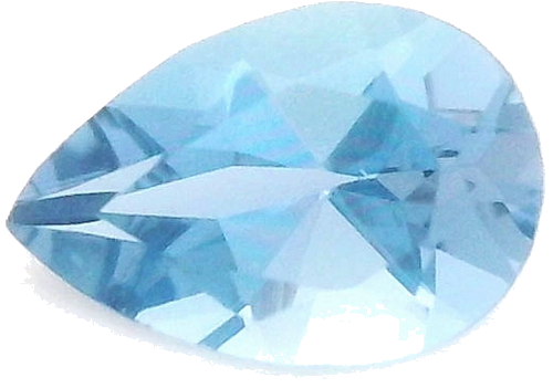 0.39 carat BLUE Pear Aquamarine (1)