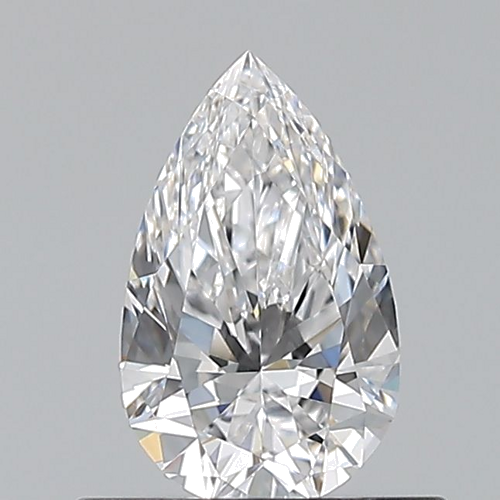 0.5 carat D-VVS2 Natūralus Pear Deimantas (1)