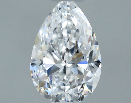 0.31 carat D-VVS1 Natūralus Pear Deimantas (1)