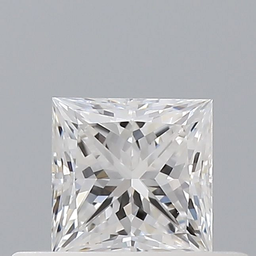 0.4 carat D-VVS1 Natūralus Princess Deimantas (1)