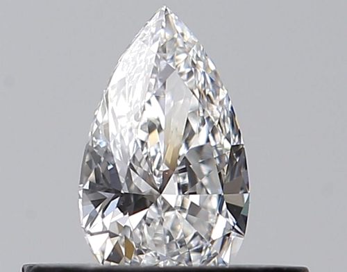 0.29 carat E-VVS2 Natūralus Pear Deimantas (1)