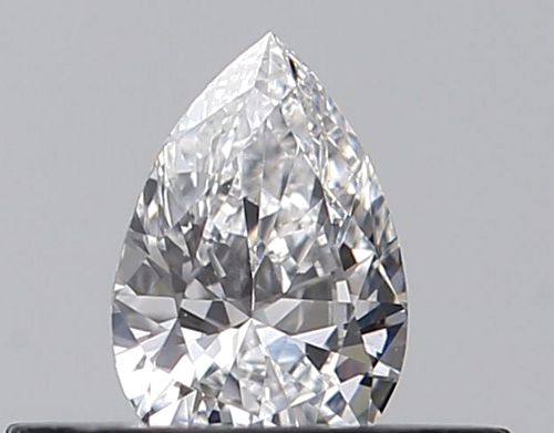 0.23 carat D-VVS2 Natūralus Pear Deimantas (1)