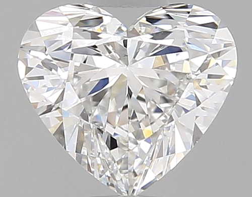 0.76 carat F-VS1 Natūralus Heart Deimantas (1)