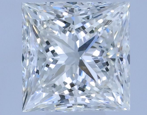0.3 carat F-IF Natūralus Princess Deimantas (1)