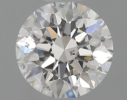 0.5 carat F-SI2 Excellent cut Natūralus Round Deimantas (1)