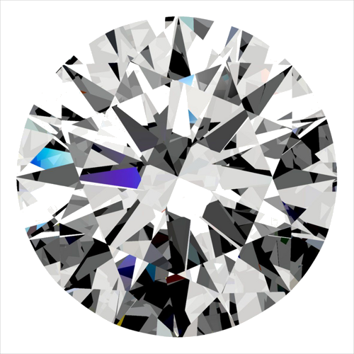 0.3 carat F-VVS1 Excellent cut Natūralus Round Deimantas (1)