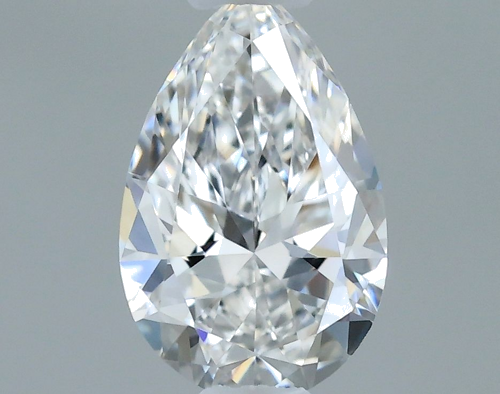 0.3 carat D-VVS2 Natūralus Pear Deimantas (1)