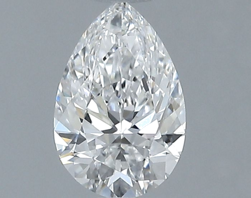 0.44 carat E-IF Natūralus Pear Deimantas (1)