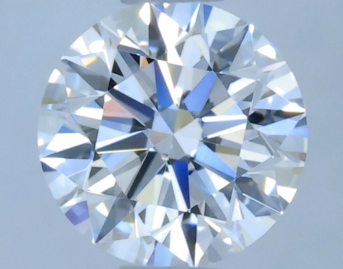 0.57 carat F-VVS1 Excellent cut Natūralus Round Deimantas (1)