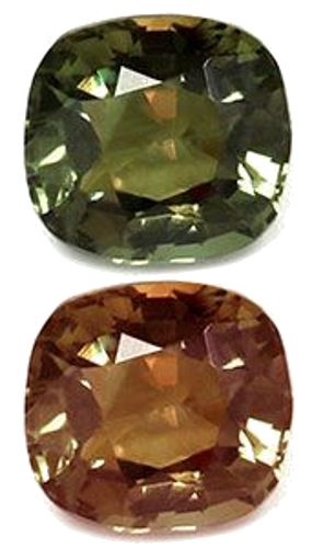 0.52 carat GREEN Cushion Alexandrite (1)