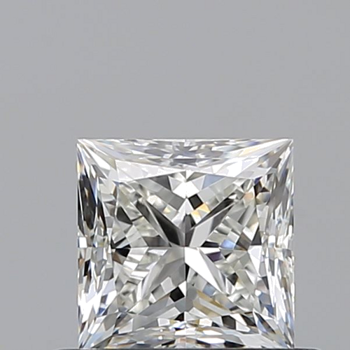 0.6 carat H-VVS2 Natūralus Princess Deimantas (1)