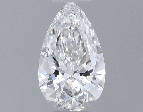 0.4 carat F-VVS2 Natūralus Pear Deimantas (1)