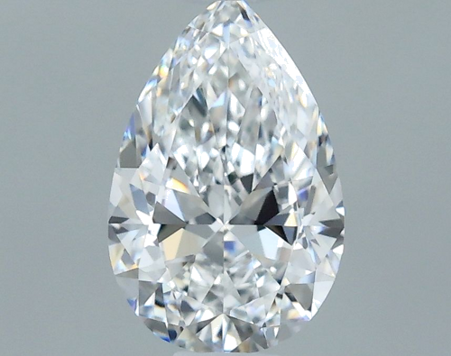 0.5 carat D-VS1 Natūralus Pear Deimantas (1)