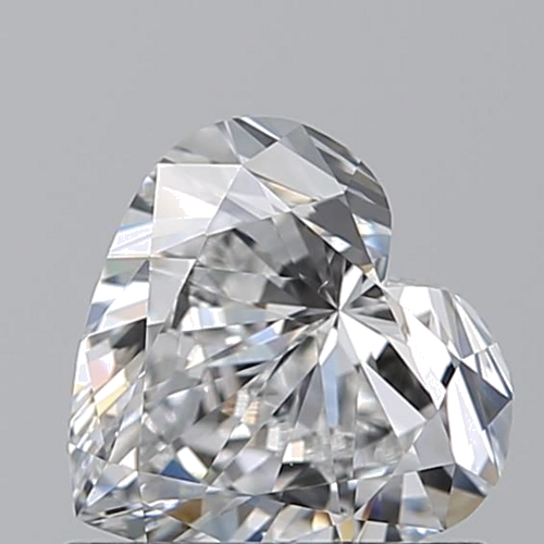 0.62 carat E-VS1 Natūralus Heart Deimantas (1)