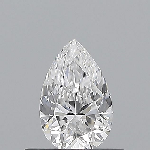0.5 carat D-VVS2 Natūralus Pear Deimantas (1)