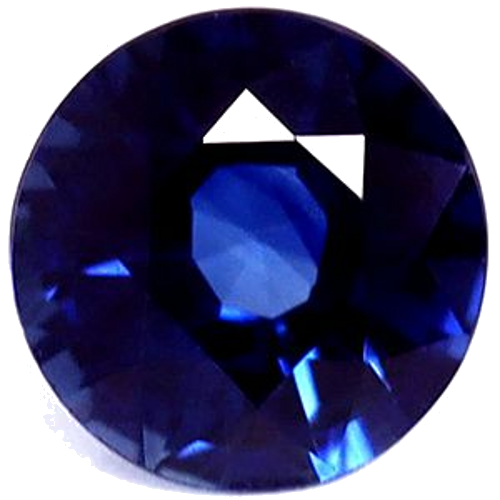 0.81 carat BLUE Round Safyras (1)