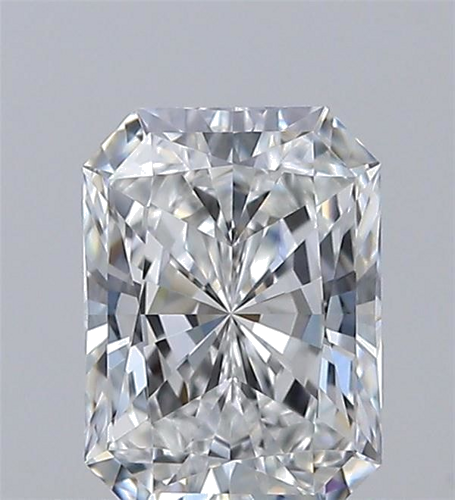 0.5 carat E-VVS1 Natūralus Radiant Deimantas (1)