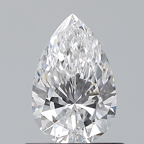 0.7 carat D-VS2 Natūralus Pear Deimantas (1)