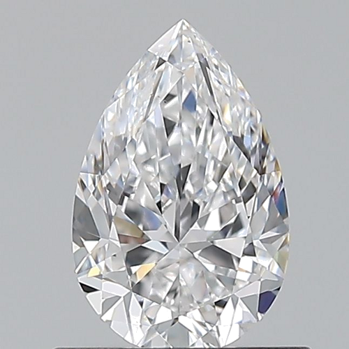 0.7 carat D-VS2 Natūralus Pear Deimantas (1)