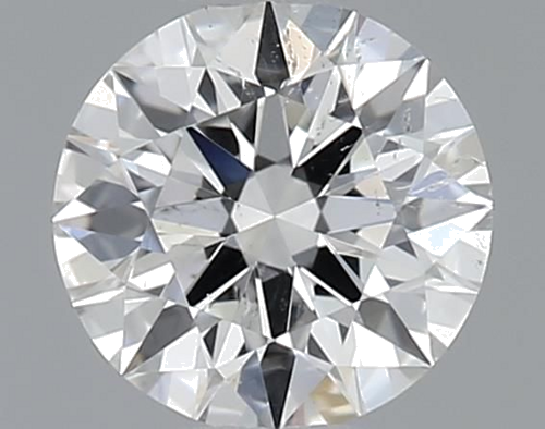 0.42 carat F-SI2 Excellent cut Natūralus Round Deimantas (1)