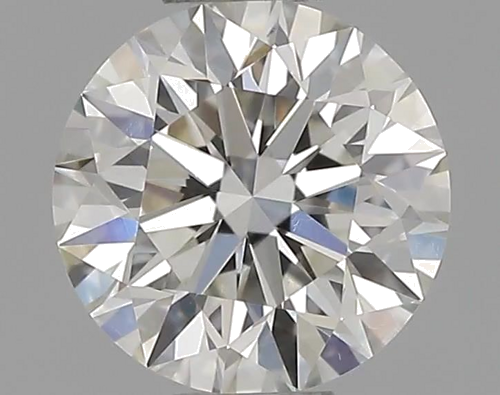 0.43 carat I-VVS2 Excellent cut Natūralus Round Deimantas (1)