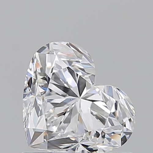 1.02 carat D-SI1 Natūralus Heart Deimantas (1)