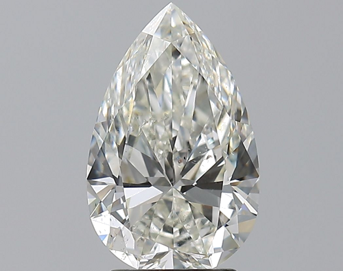 3.01 carat J-SI2 Natūralus Pear Deimantas (1)