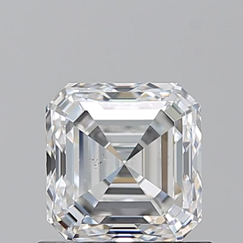 1.01 carat F-VS2 Natūralus Asscher Deimantas (1)