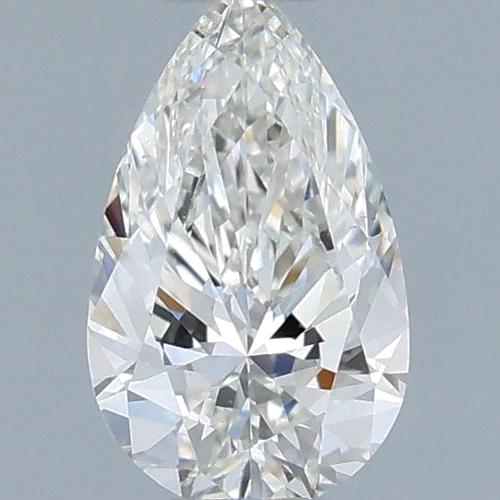 0.37 carat G-VS2 Natūralus Pear Deimantas (1)