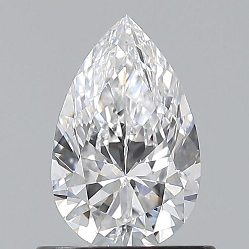 0.7 carat D-VS2 Natūralus Pear Deimantas (1)