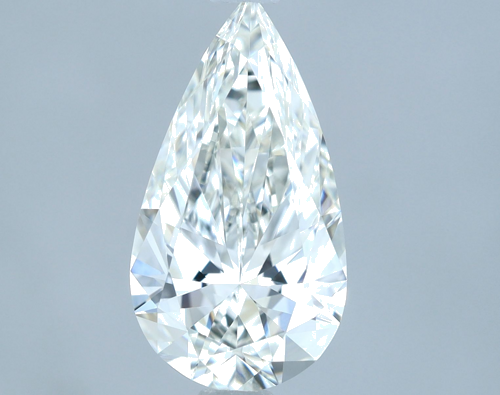 1.27 carat I-VVS1 Natūralus Pear Deimantas (1)