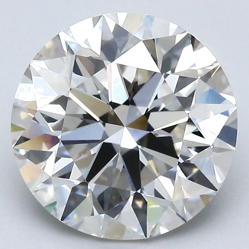 3.77 carat I-VVS2 Very Good cut Natūralus Round Deimantas (1)